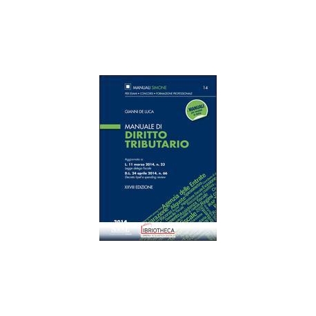 MANUALE DI DIRITTO TRIBUTARIO