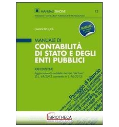 MANUALE DI CONTABILITA' DI STATO E DEGLI