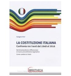 COSTITUZIONE ITALIANA. CONFRONTO TRA I TESTI DAL 194