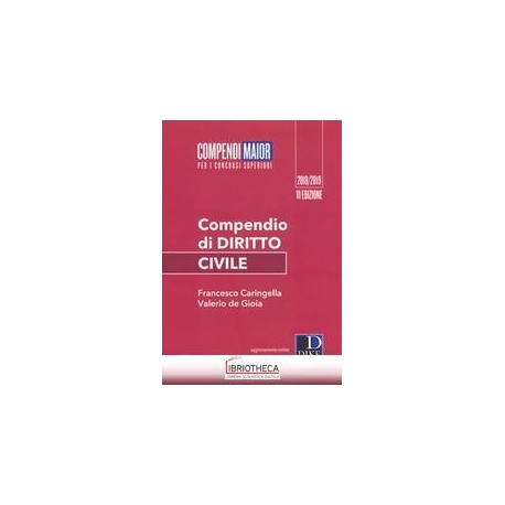 COMPENDIO DI DIRITTO CIVILE 20182019 MAIOR