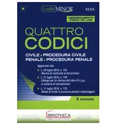 QUATTRO CODICI 2016.2 MINOR (511/1)