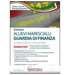 CONCORSO ALLIEVI MARESCIALLI GUARDIA DI FINANZA. TEO