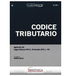 519/1 CODICE TRIBUTARIO ED. MINOR