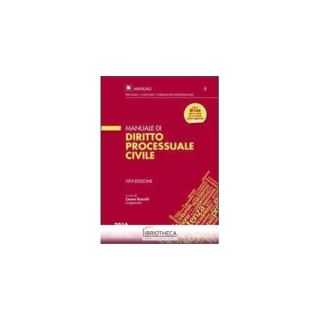 MANUALE DI DIRITTO PROCESSUALE CIVILE