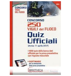 NE/803 CONCORSO 250 VIGILI FUOCO QUIZ