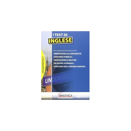 I TEST DI INGLESE