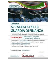 CONCORSO ACCADEMIA DELLA GUARDIA DI FINANZA. TEORIA