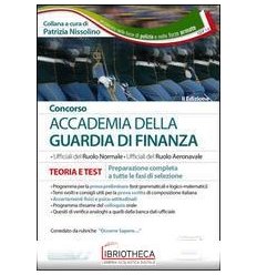 CONCORSO ACCADEMIA DELLA GUARDIA DI FINANZA. TEORIA