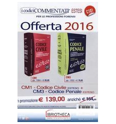 CODICE CIVILE+CODICE PENALE ESTESO 2016 (C101)