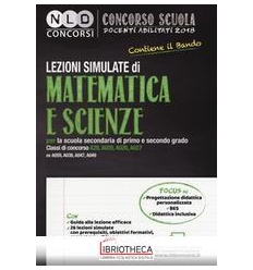 LEZIONI SIMULATE MATEMATICA SCIENZE