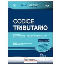 CODICE TRIBUTARIO MINOR 2015 14ED