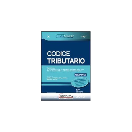 CODICE TRIBUTARIO 2015