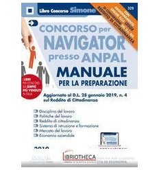 ONCORSO PER NAVIGATOR PRESSO ANPAL - MANUALE PER LA