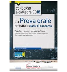 PROVA ORALE PER TUTTE LE CLASSI CONCORS