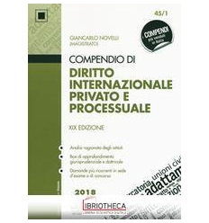 COMPENDIO DI DIRITTO INTERNAZIONALE PRIVATO E PROCES