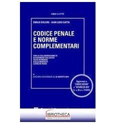 CODICE PENALE E NORME COMPLEMENTARI