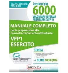 CONCORSO 6000 VOLONTARI IN FERMA PREFISSATA (VFP1) -