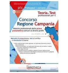 TEORIA E TEST PROFESSIONALI PER IL CONCORSO REGIONE