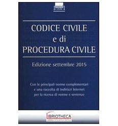 CODICE CIVILE E DI PROCEDURA CIVILE