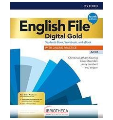 ENGLISH FILE DIGITAL GOLD 4TH EDITION A2-B1 ED. MISTA