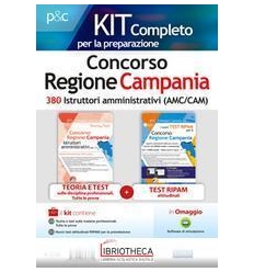 KIT CONCORSO ISTRUTTORI AMMINISTRATIVI REGIONE CAMPA