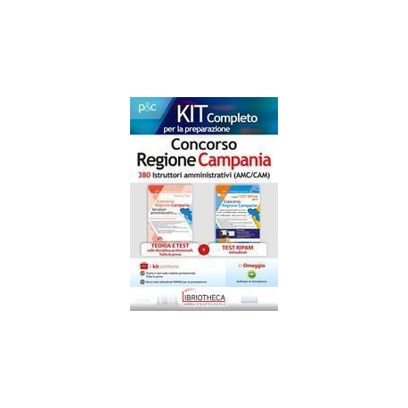 KIT CONCORSO ISTRUTTORI AMMINISTRATIVI REGIONE CAMPA