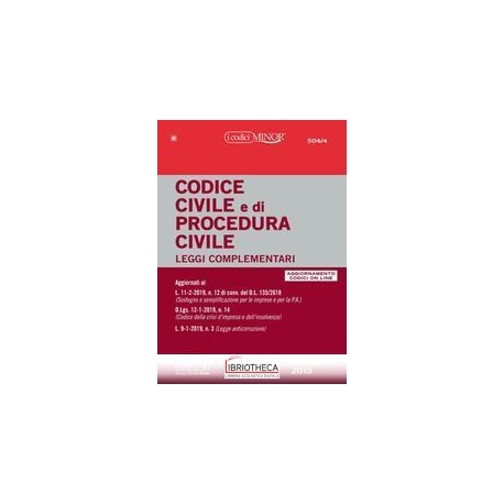 COD.CIVILE PROC.CIVILE 2019