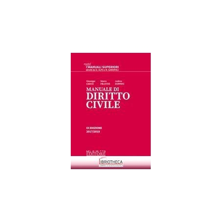 MANUALE DI DIRITTO CIVILE 20172018 - I NUOVI MANUALI