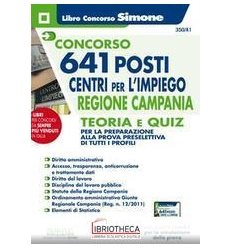 ONCORSO 641 POSTI CENTRI PER L'IMPIEGO REGIONE CAMPA