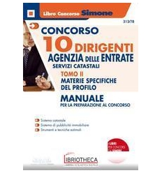 313/7B CONCORSO 10 DIRIG.AG.ENTRATE SER