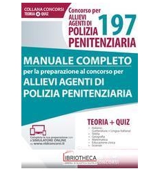 CONCORSO PER 197 ALLIEVI AGENTI DI POLIZIA PENITENZI