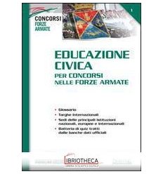 EDUCAZIONE CIVICA PER CONCORSI NELLE FORZE ARMATE