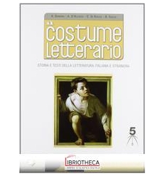 COSTUME LETTERARIO 5 ED. MISTA