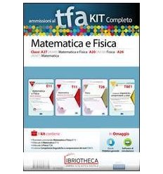 TFA. MATEMATICA E FISICA CLASSI A26 (A047) A20 (A038