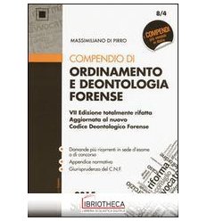 COMPENDIO DI ORD E DEONTOLOGIA FORENSE