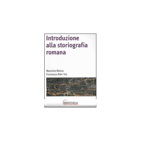 INTRODUZIONE ALLA STORIOGRAFIA