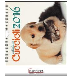 CUCCIOLI - CALENDARIO DESK 2016