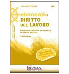 ELEMENTI DI DIRITTO DEL LAVORO