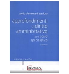 APPROFONDIMENTI DI DIRITTO AMMINISTRATIV