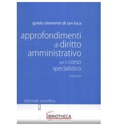 APPROFONDIMENTI DI DIRITTO AMMINISTRATIVO PER IL COR