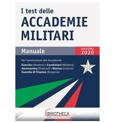 I TEST DELLE ACCADEMIE MILITARI. MANUALE