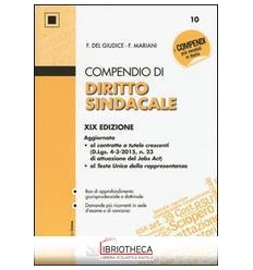 COMPENDIO DIRITTO SINDACALE