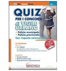 QUIZ PER I CONCORSI DI VIGILE URBANO