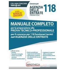 CONCORSO PER 118 AGENZIA DELLE ENTRATE FUNZIONARI TE