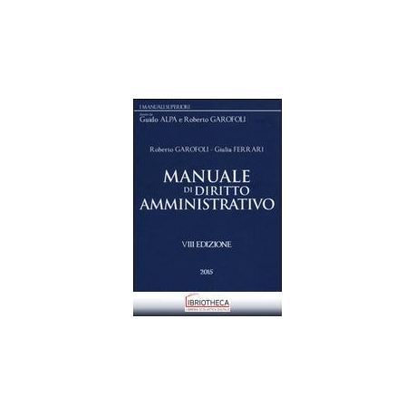 MANUALE DI DIRITTO AMM.VO - 8^ EDIZIONE 2014