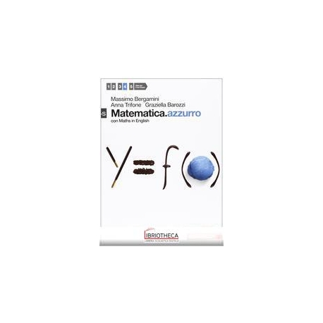 MATEMATICA AZZURRO CON MATHS IN ENGLISH 4S