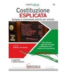 E5 COSTITUZIONE ESPLICATA