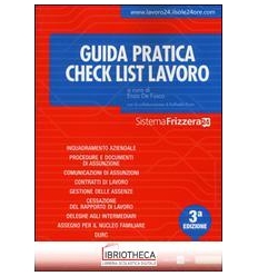 GUIDA PRATICA CHECK LIST LAVORO