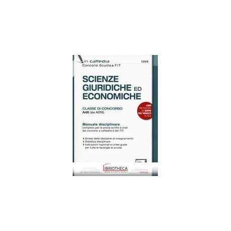 526/8 SCIENZE GIURIDICHE ED ECONOMICHE