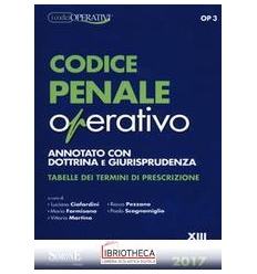 CODICE PENALE OPERATIVO 2017 (OP3)